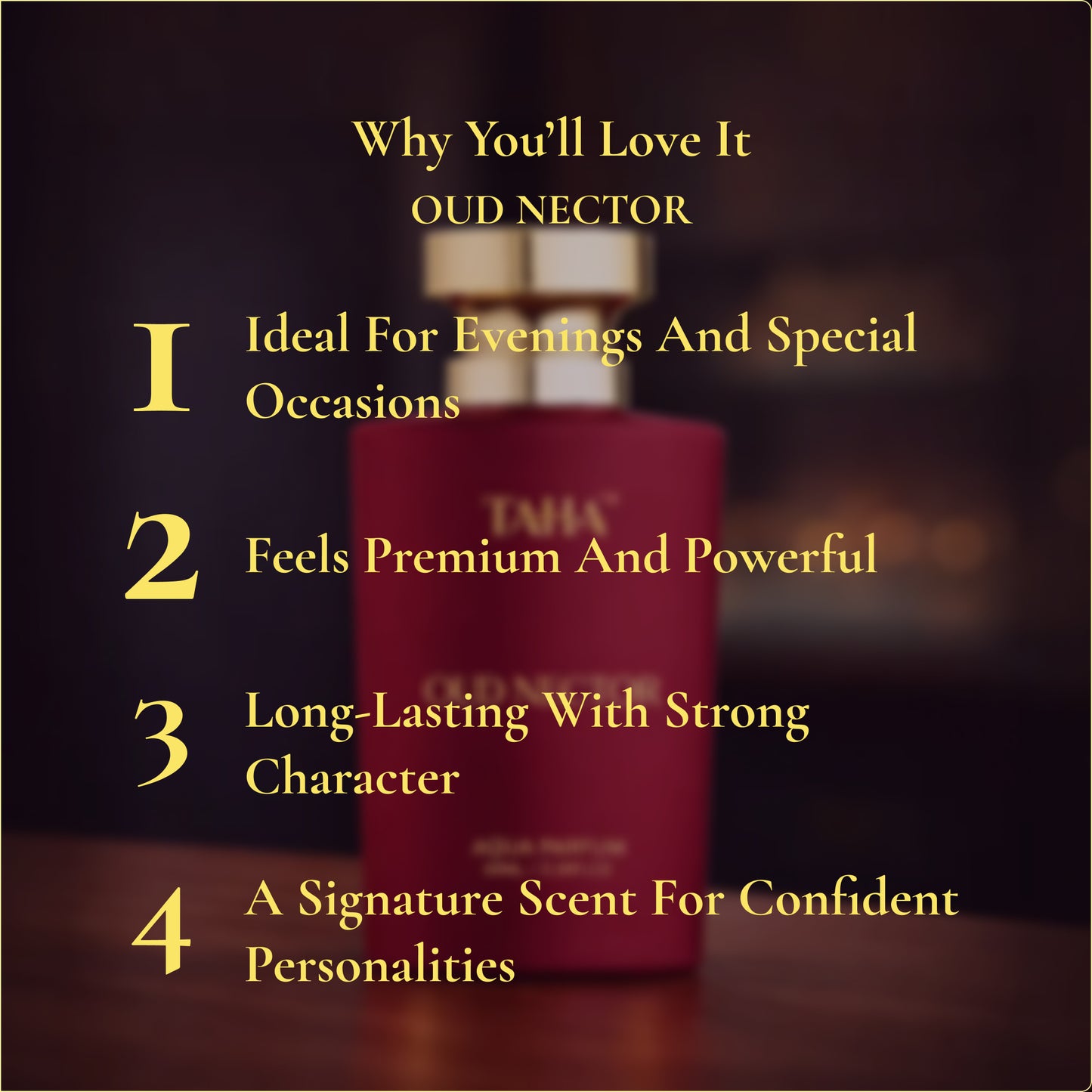 TAHA PERFUMERS OUD NECTOR -60ML