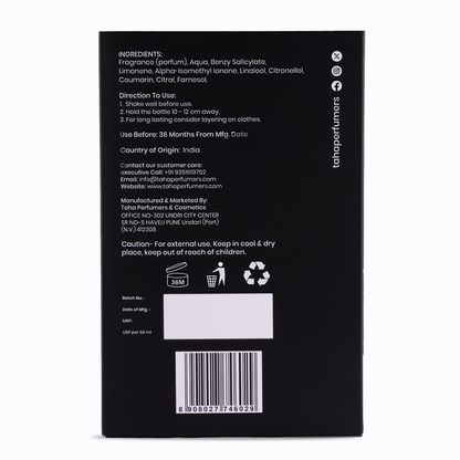 TAHA PERFUMERS INSTANTLY YOURS- 60ML