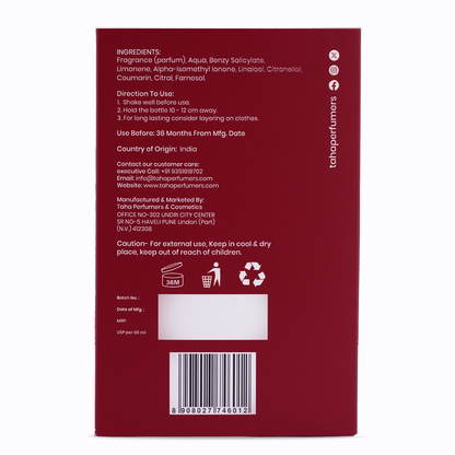 TAHA PERFUMERS OUD NECTOR -60ML