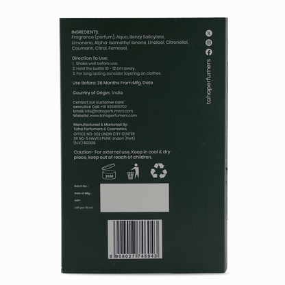 TAHA PERFUMERS ANGEL FALLS - 60 ML