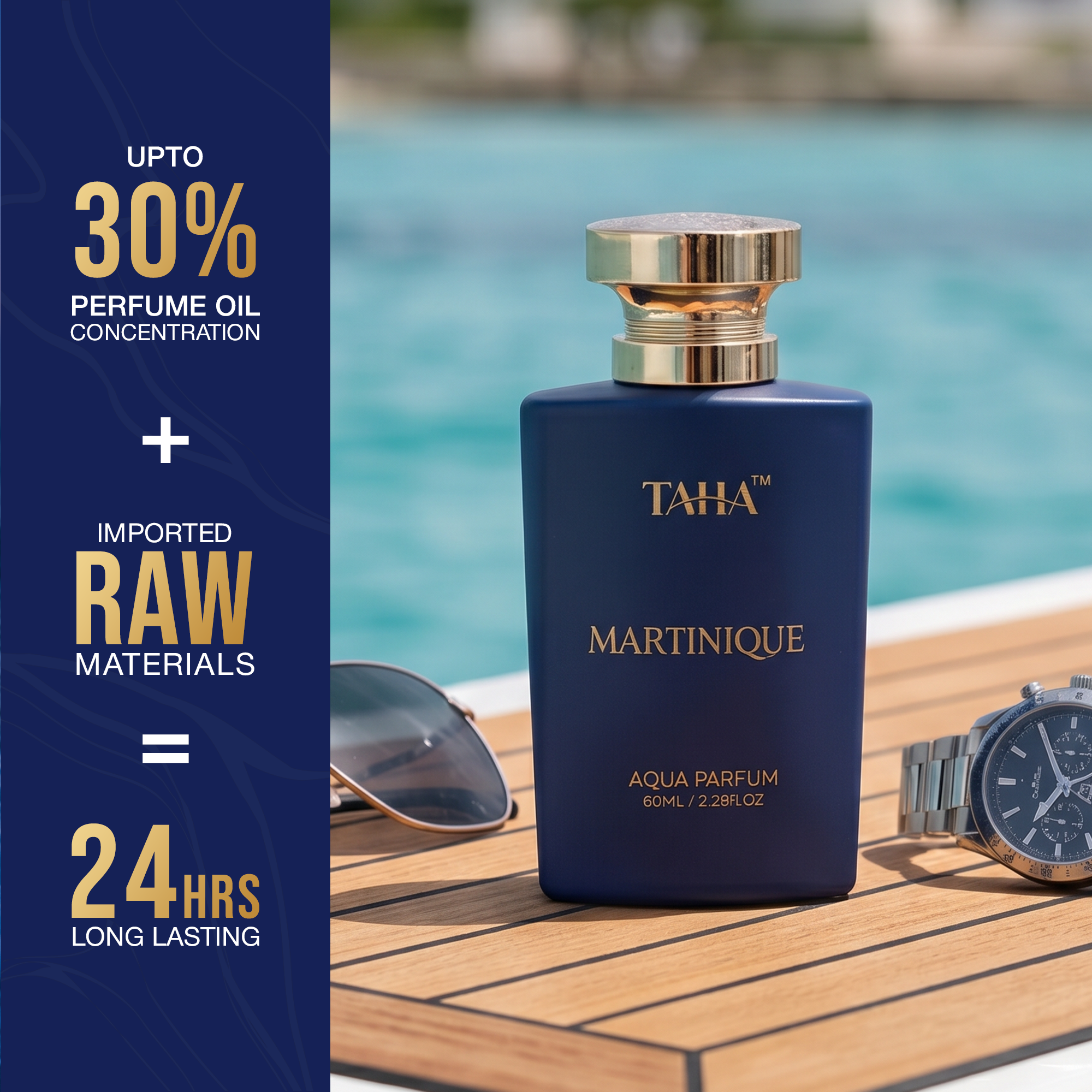 TAHA PERFUMERS MARTINIQUE- 60ML