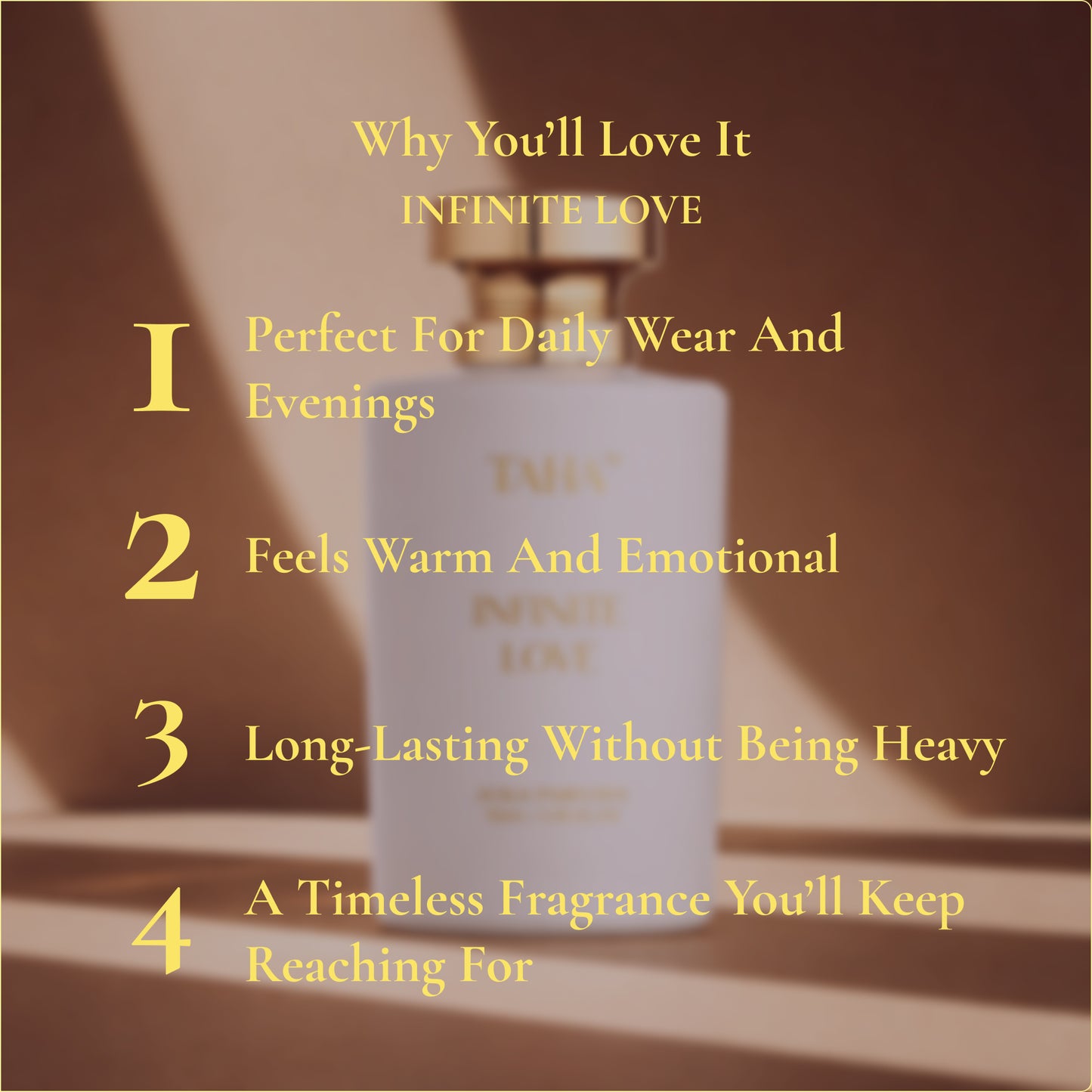 TAHA PERFUMERS INFINITE LOVE- 60ML