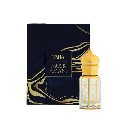 TAHA PERFUMERS MUSK AMANI- 6ML